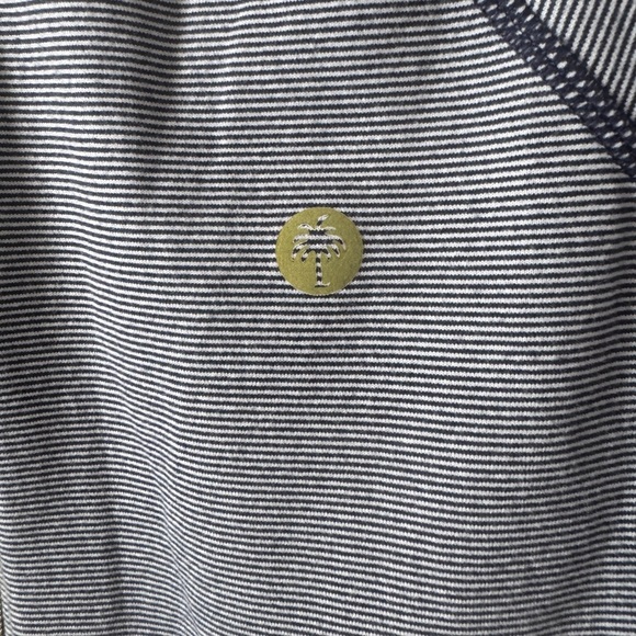 Lilly Pulitzer Luxletic Striped Jacket with Gold Zipper Size Medium - Picture 2 of 5